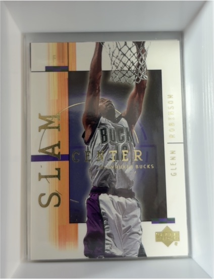 2001-02 Upper Deck Slam Center #SC11 Glenn Robinson — front
