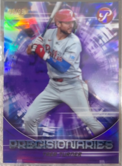 2025 Topps Pristine #PR-22 Trea Turner Precisionaries — front
