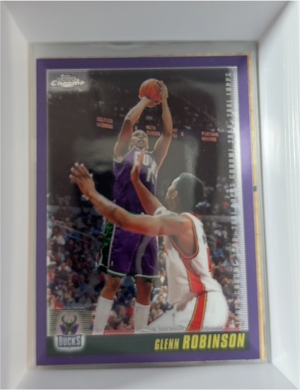 2000-01 Topps Chrome #142 Glenn Robinson — front