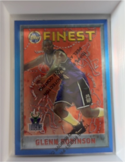 1995-96 Topps Finest #50 Glenn Robinson — front