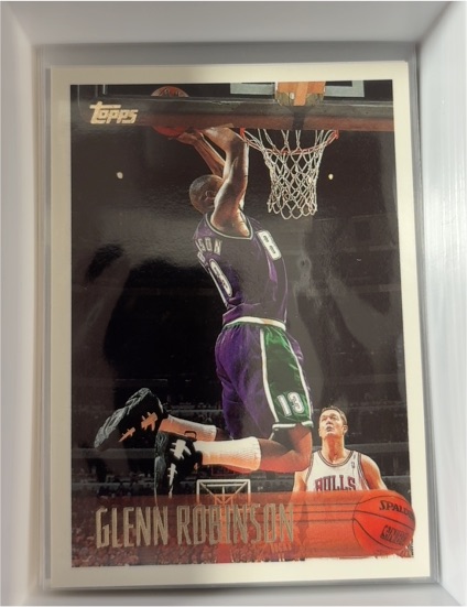 1996-97 Topps #122 Glenn Robinson — front