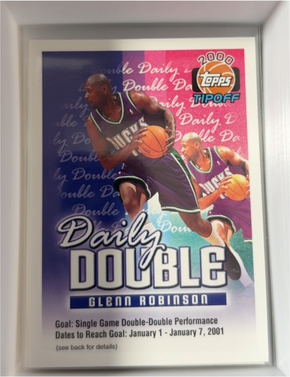 2000-01 Topps Tip-Off Daily Double Glenn Robinson — front