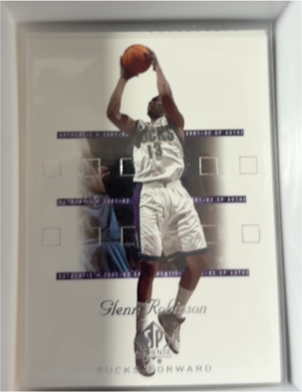 2001-02 Upper Deck SP Authentic #49 Glenn Robinson — front