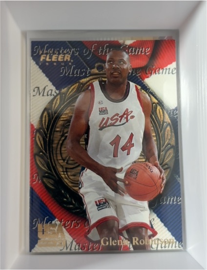 1996 Fleer USA Basketball Masters of the Game #39 Glenn Robinson — front