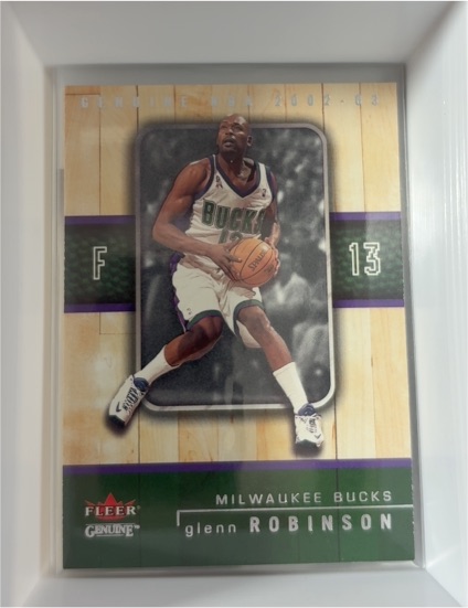 2002-03 Fleer Genuine #9 Glenn Robinson — front