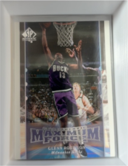 1999-00 SP Authentic Maximum Force #M12 Glenn Robinson — front