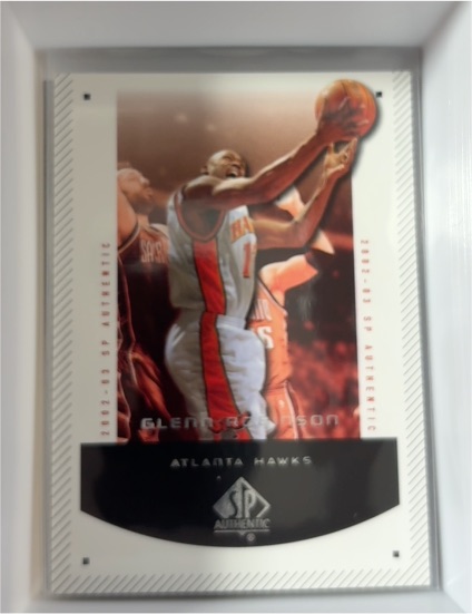 2002-03 SP Authentic #1 Glenn Robinson — front