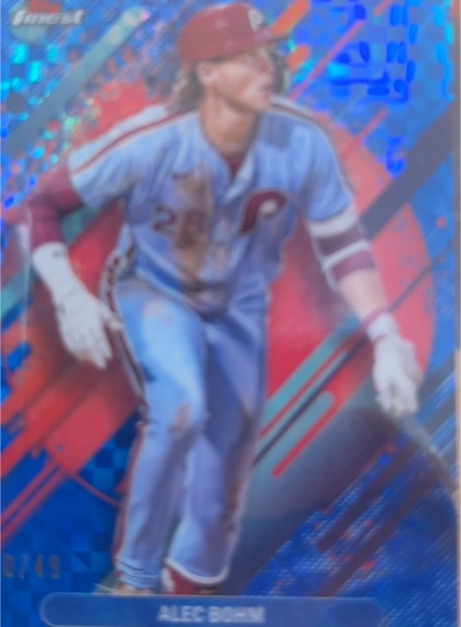 2025 Topps Finest #249 Alec Bohm — front