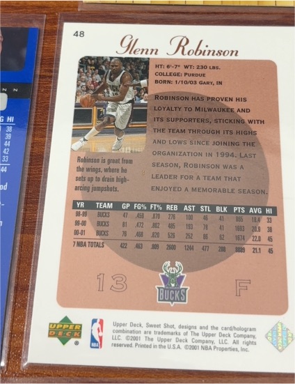 1994-95 Upper Deck #407 Glenn Robinson — front