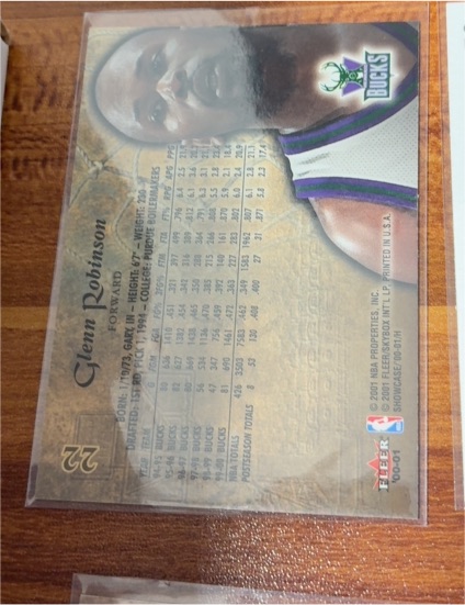 1994 Fleer #22 Glenn Robinson — front