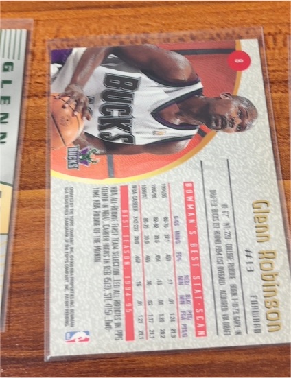 2000 Bowman's Best #35 Glenn Robinson — front