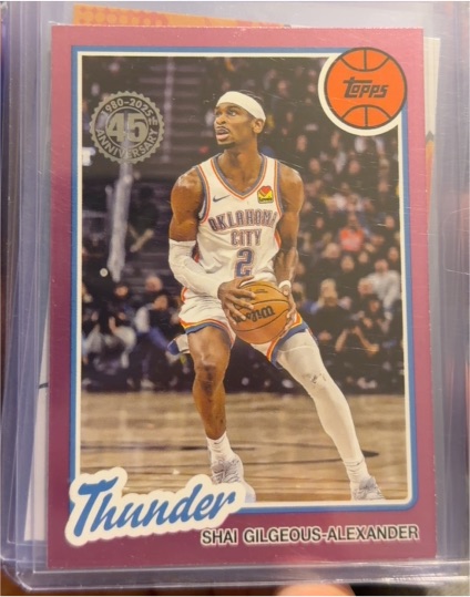 2025-26 Topps #80BK-91 Shai Gilgeous-Alexander — front