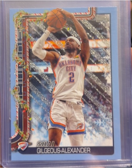 2025-26 Topps Holiday #H90 Shai Gilgeous-Alexander — front
