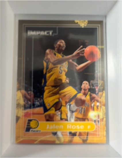 1999-00 SkyBox Impact #183 Jalen Rose Indiana Pacers — front