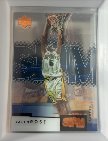 2000-01 Upper Deck Slam #23 Jalen Rose — front