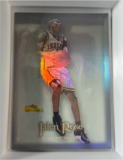 2000-01 Fleer Showcase #41 Jalen Rose — front