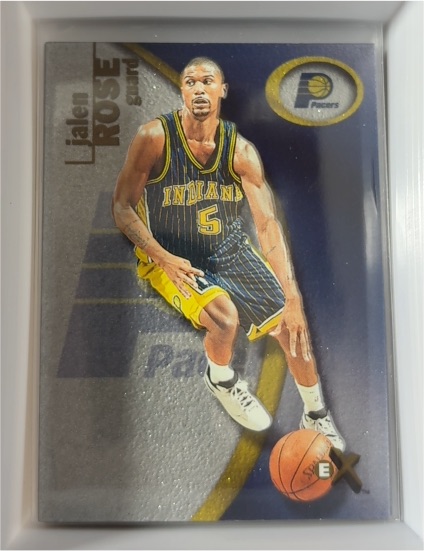 2000-01 SkyBox E-X #35 Jalen Rose — front