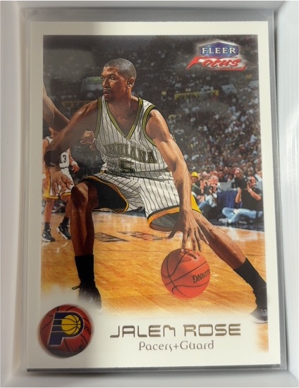 1999-00 Fleer Focus #12 Jalen Rose — front