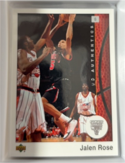 2002-03 Upper Deck UD Authentics #8 Jalen Rose — front