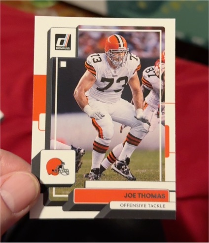 2022 Panini Donruss #206 Joe Thomas — front