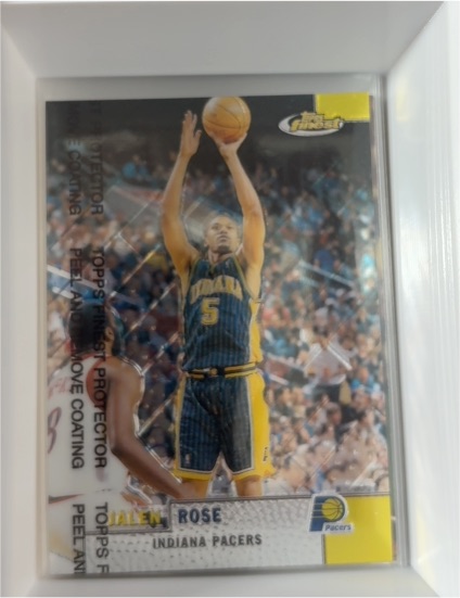 1999-00 Topps Finest #43 Jalen Rose — front