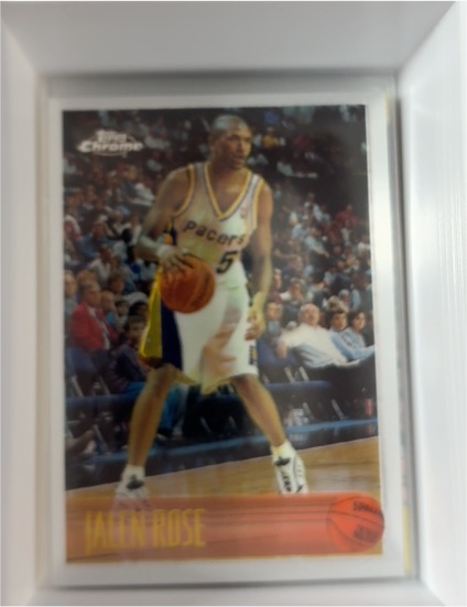 1996-97 Topps Chrome #120 Jalen Rose — front