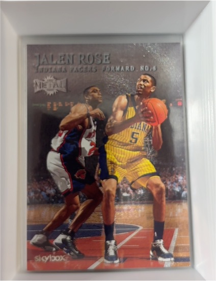 1999-00 Skybox Metal #137 Jalen Rose — front