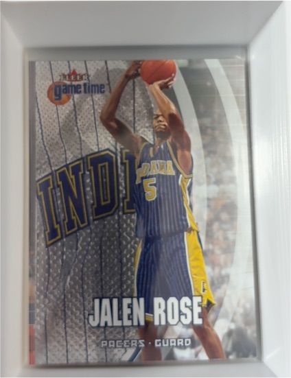 2000-01 Fleer Game Time #26 Jalen Rose — front