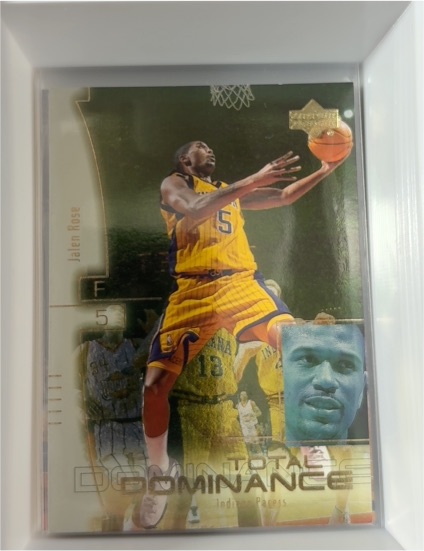 2000-01 Upper Deck Total Dominance #TD5 Jalen Rose — front