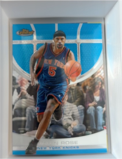 2005-06 Topps Finest #60 Jalen Rose — front