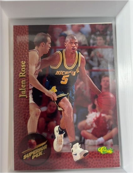 1995 Classic Superior Pix #12 Jalen Rose — front