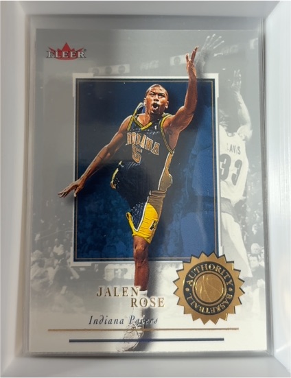 2000-01 Fleer Authority #67 Jalen Rose — front