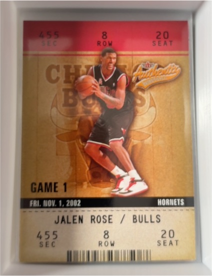 2002-03 Fleer Authentix #82 Jalen Rose — front