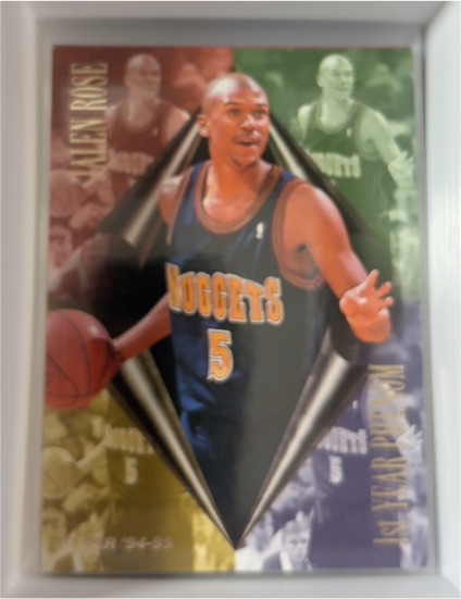 1994-95 Fleer 1st Year Phenoms #9 Jalen Rose — front