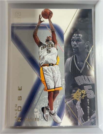 2001-02 Upper Deck SPx #32 Jalen Rose — front