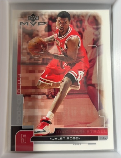 2002-03 Upper Deck MVP #21 Jalen Rose — front