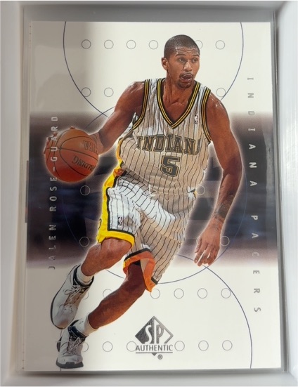 2000-01 SP Authentic #33 Jalen Rose — front