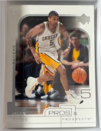 2001-02 Upper Deck Pros and Prospects #33 Jalen Rose — front