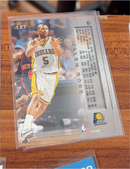 2000 Skybox Premium #137 Jalen Rose — front