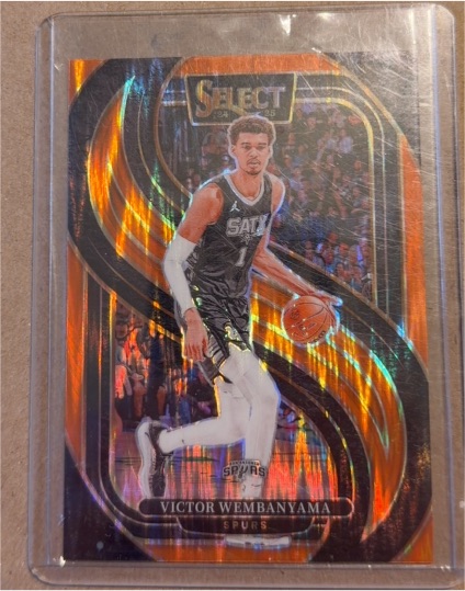 2024-25 Panini Select Premier Level #102 Victor Wembanyama — front