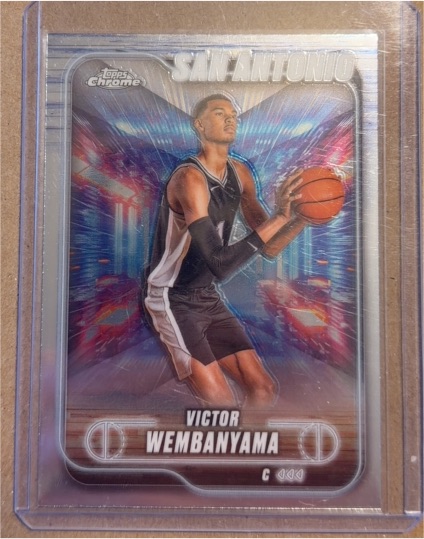 2024-25 Topps Chrome #193 Victor Wembanyama — front