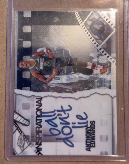 2025-26 Topps Chrome #IP-5 Anthony Edwards Inspirational — front