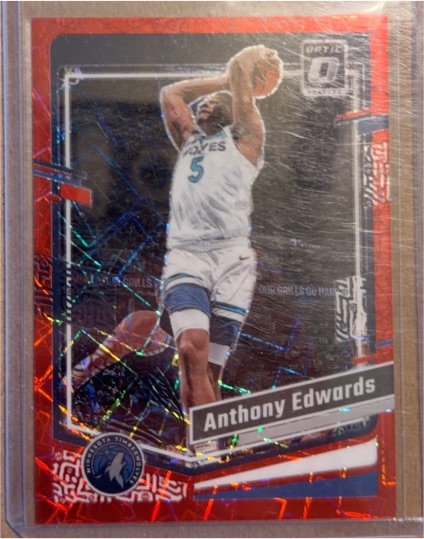 2023-24 Panini Donruss Optic #59 Anthony Edwards — front