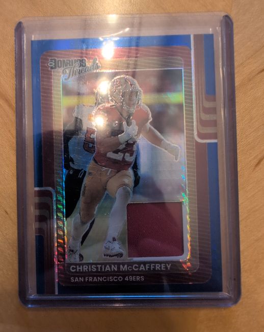 2025 Donruss Optic #DTBH-CMY Christian McCaffrey — front