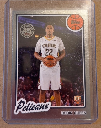 2025-26 Topps #80BK-60 Derik Queen — front