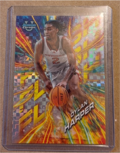 2024-25 Bowman University Chrome Flash #FL-3 Dylan Harper — front