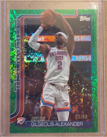 2025 Topps #115 Shai Gilgeous-Alexander — front