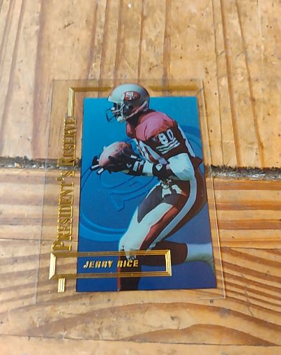 1996 Pinnacle #80 Jerry Rice — front