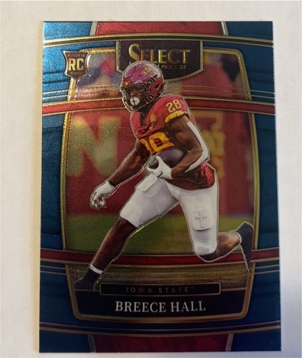 2022 Panini Select Draft Picks #12 Breece Hall — front