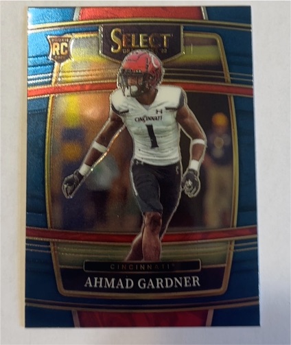 2022 Panini Select Draft Picks Concourse Blue #54 Ahmad Gardner — front